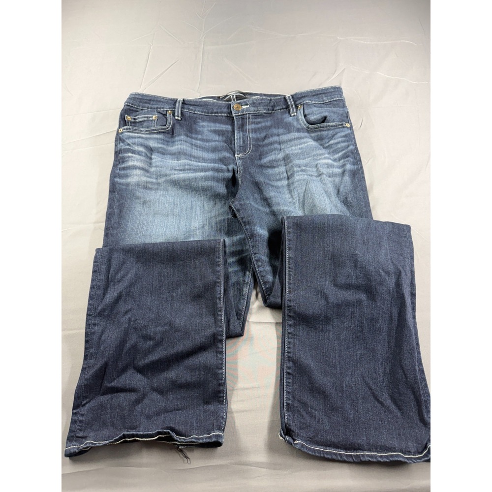Big Star Maddie Jeans Womens 38R Bootcut Stretch Blue Denim Mid Rise 38x31 - Picture 7 of 10